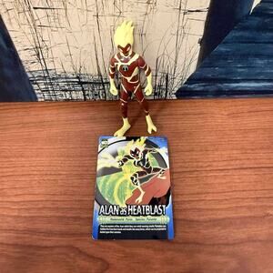 Ben 10 Alan As Heatblast 4" Action Figure Alien Force Alan Inferno Bandai 2008